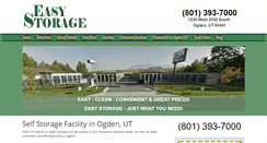 Desktop Screenshot of easystorageogden.com