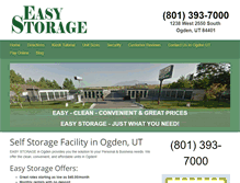 Tablet Screenshot of easystorageogden.com